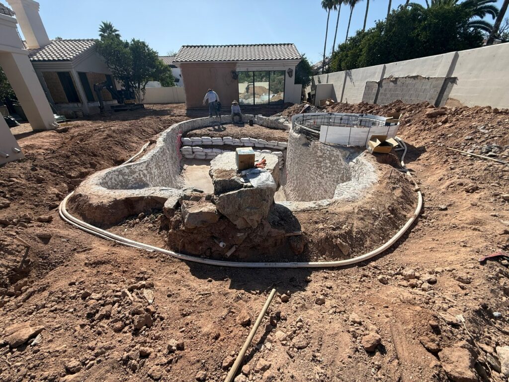 Summer Daze Pools and Spas pool construction 4