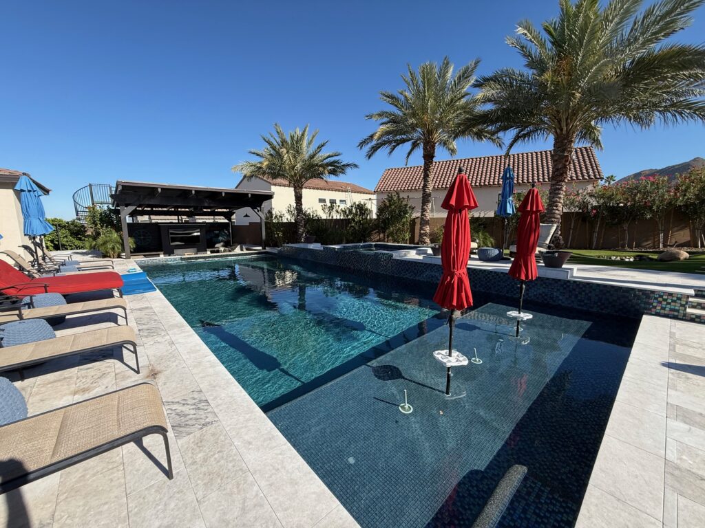 large custom swimming pool by Summer Daze Pools and spas 6